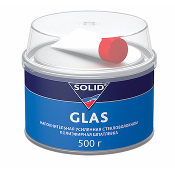 SOLID GLAS Наполнительная полиэфирная шпатлевка, усиленная стекловолокном 500г фото