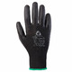 JETA PRO JP011b Защитные перчатки из полиэфирной пряжи c полиуретановым покрытием черные, 1 пара (M) фото #1