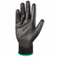 JETA PRO JP011b Защитные перчатки из полиэфирной пряжи c полиуретановым покрытием черные, 1 пара (M) фото #2