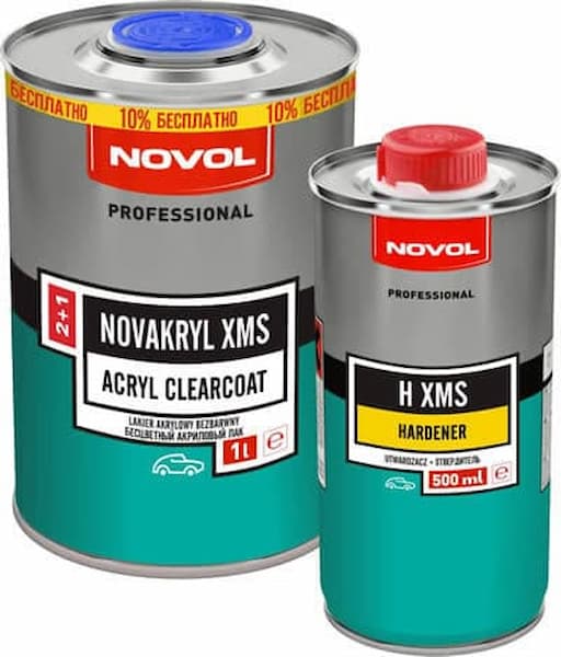 NOVOL NOVAKRYL XMS Лак акриловый 2+1 1л+0,5л (H XMS)