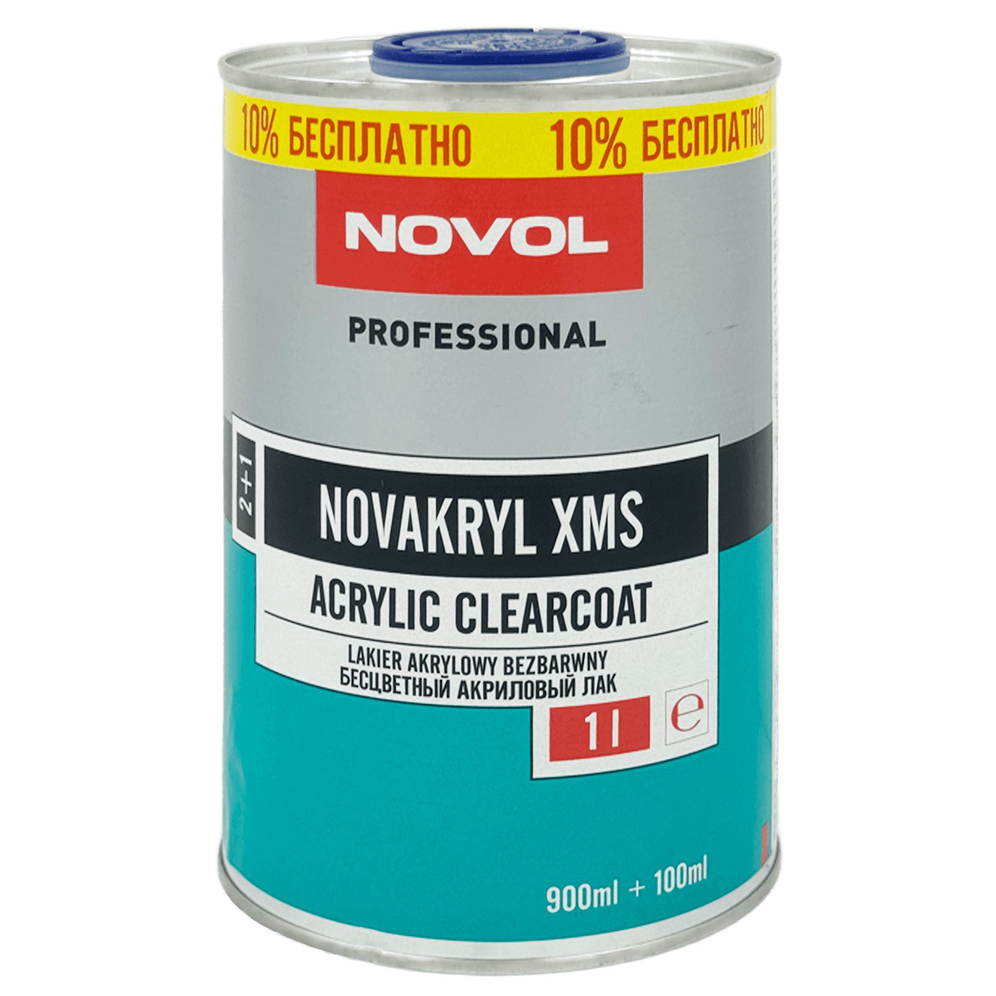 NOVOL NOVAKRYL XMS Лак акриловый 2+1 1л+0,5л (H XMS) превью #1