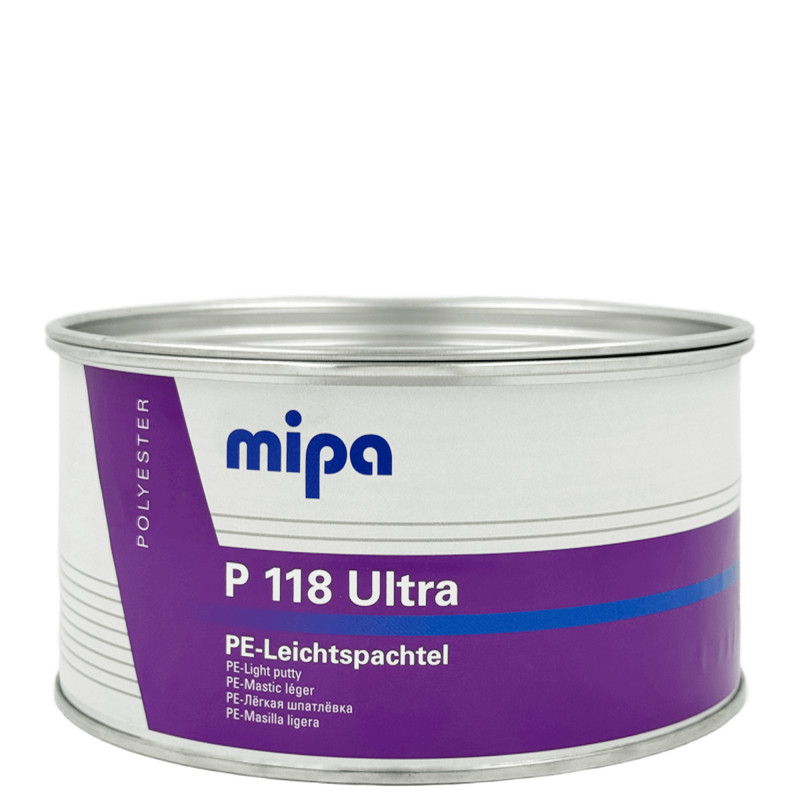 MIPA P118 Ultra Легкая самовыравнивающая шпатлёвка зеленая 1л