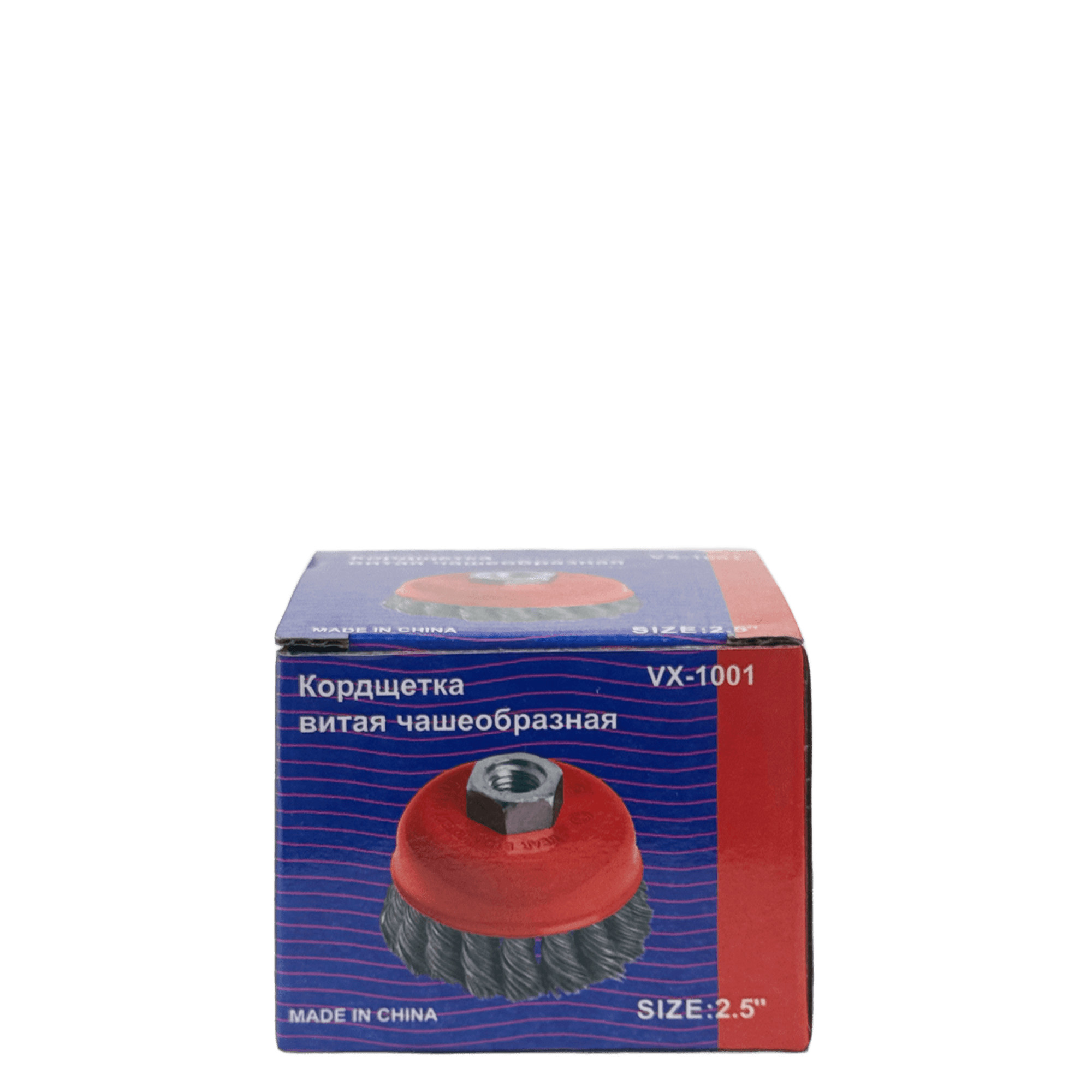 VX 1001 Кордщетка витая (чаша) сталь 65мм М14 превью #3