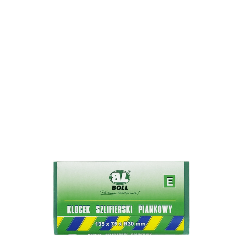 BOLL Пеношлифовочный блок E 135 x 75 x R30 мм