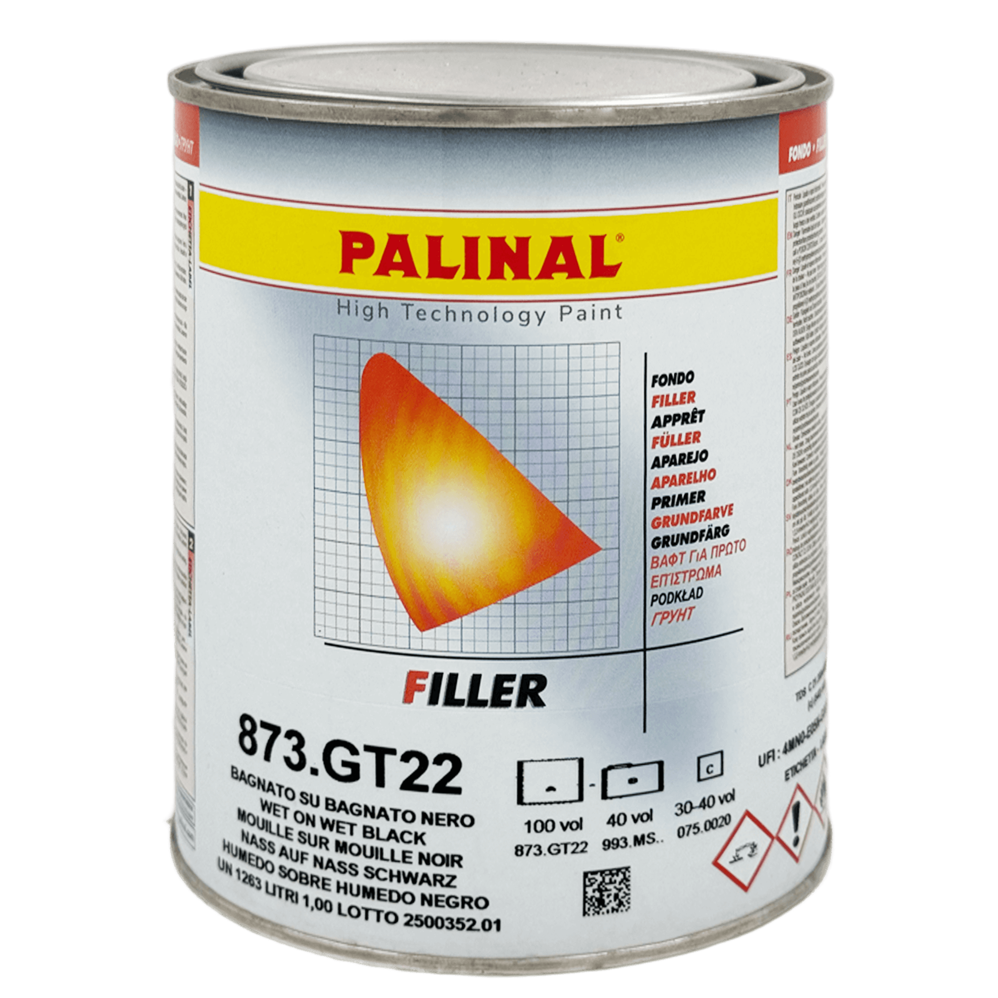 PALINAL 873GT Вторичный грунт мокрый по мокрому 1л + 0,5л (993.MS-B) превью #1