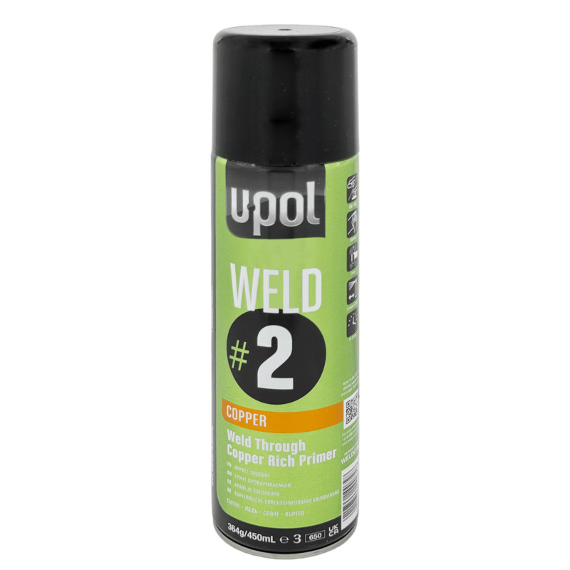 U-POL WELD#2 COPPER Грунт провариваемый 450мл