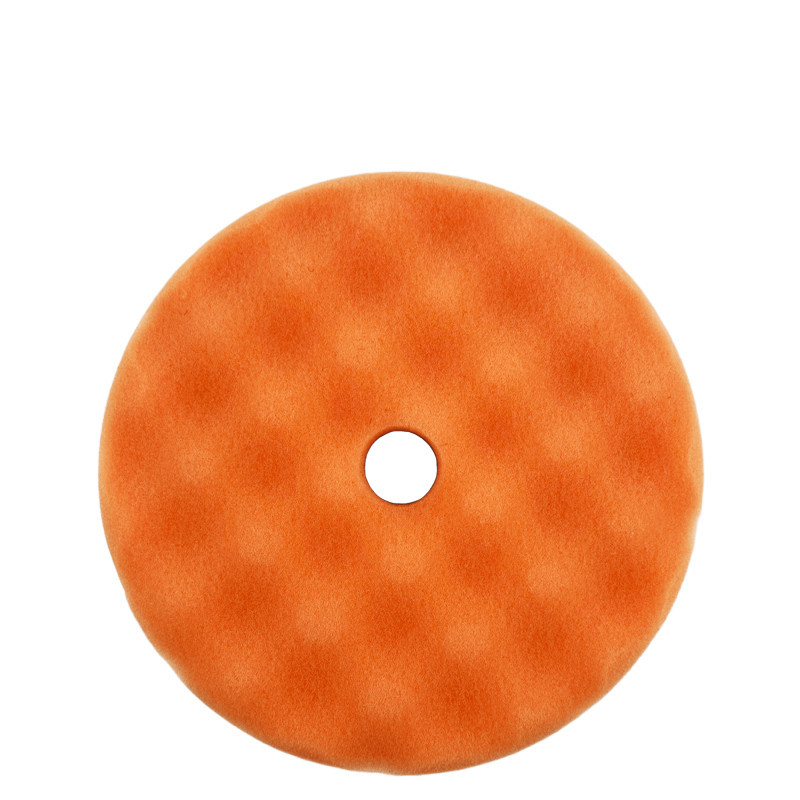 SANDWOX 815.07.150.05 Поролоновый полировальный диск средней жесткости, рельефный, оранжевый 150мм