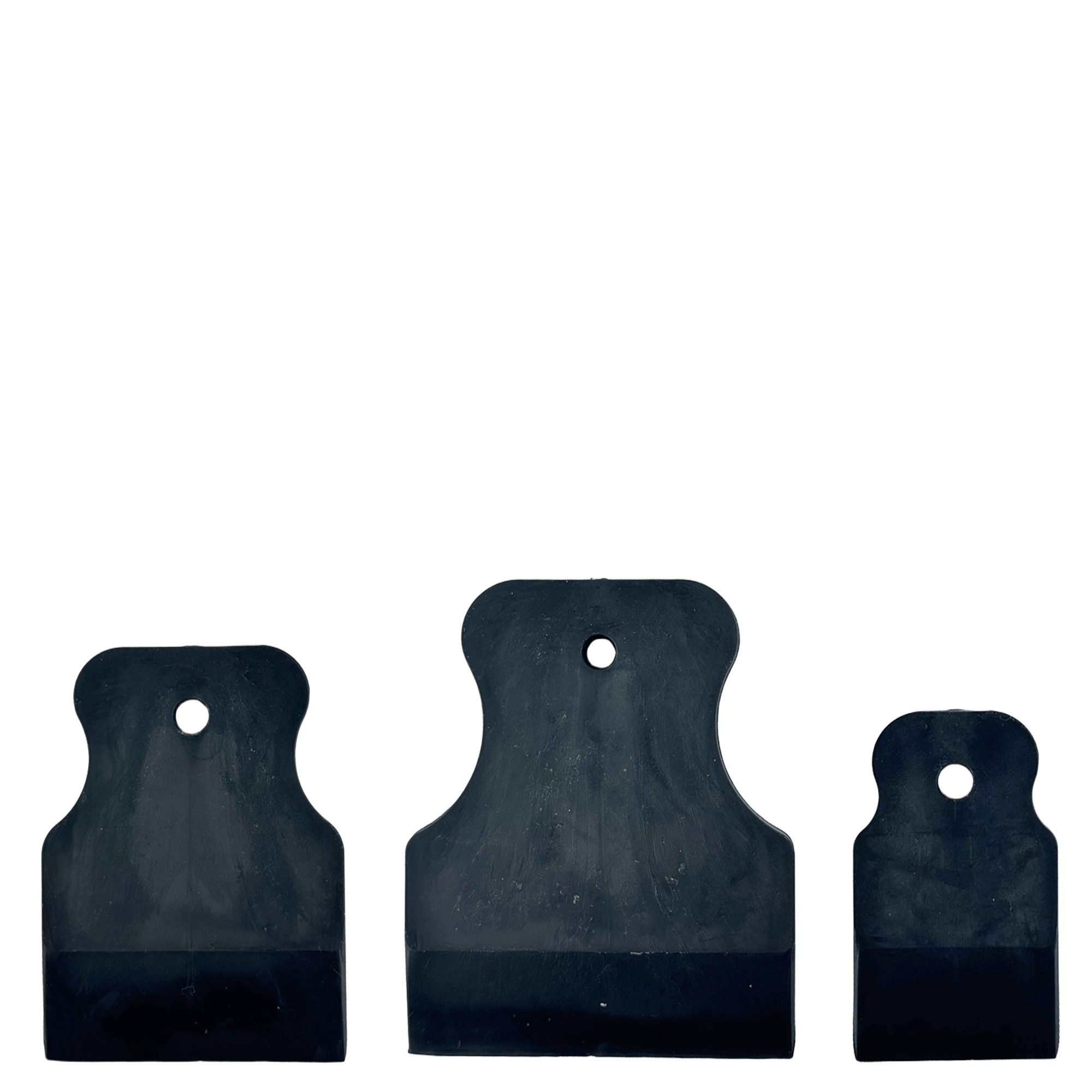 BLUECAR Резиновые шпателя комплект чёрные (3шт) превью #2