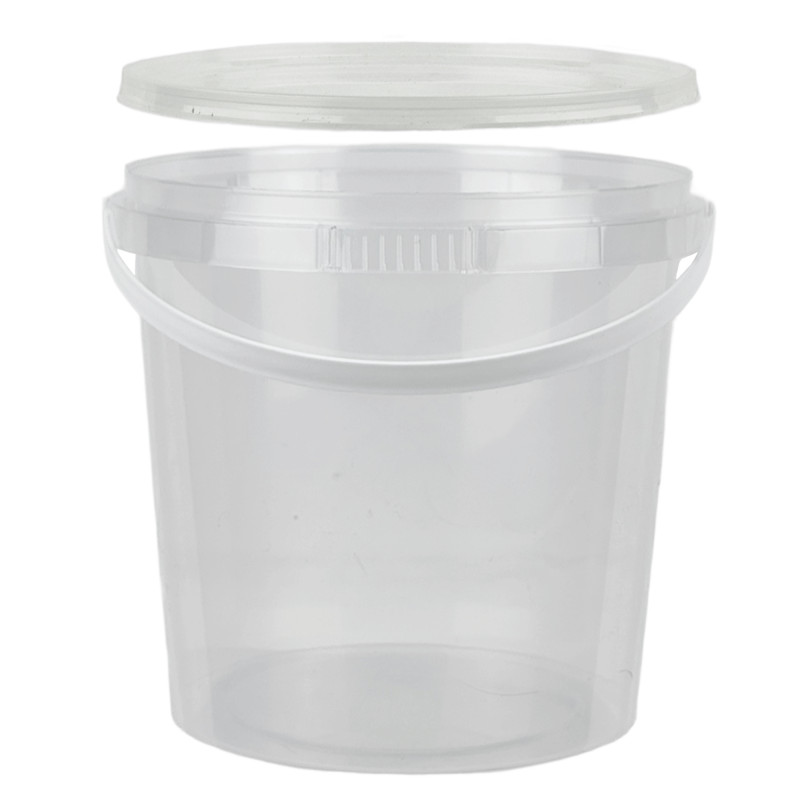 ALLIANSPLAST Пластиковая тара ведро круглое с крышкой 1,5 л