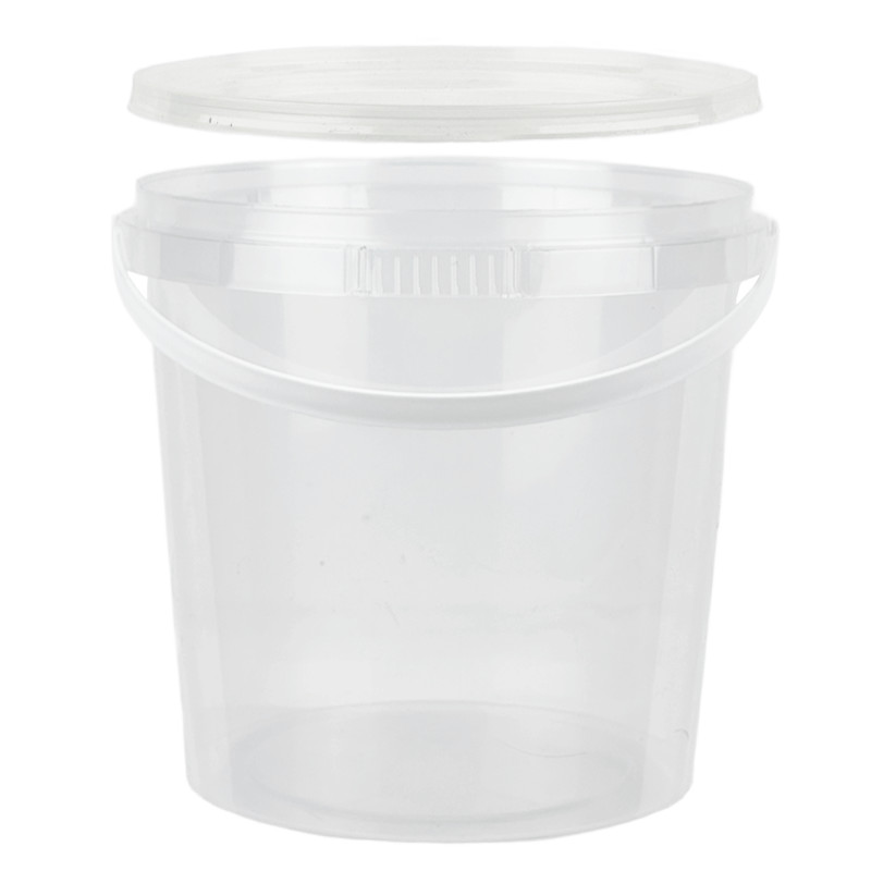 ALLIANSPLAST Пластиковая тара ведро круглое с крышкой 1,5 л
