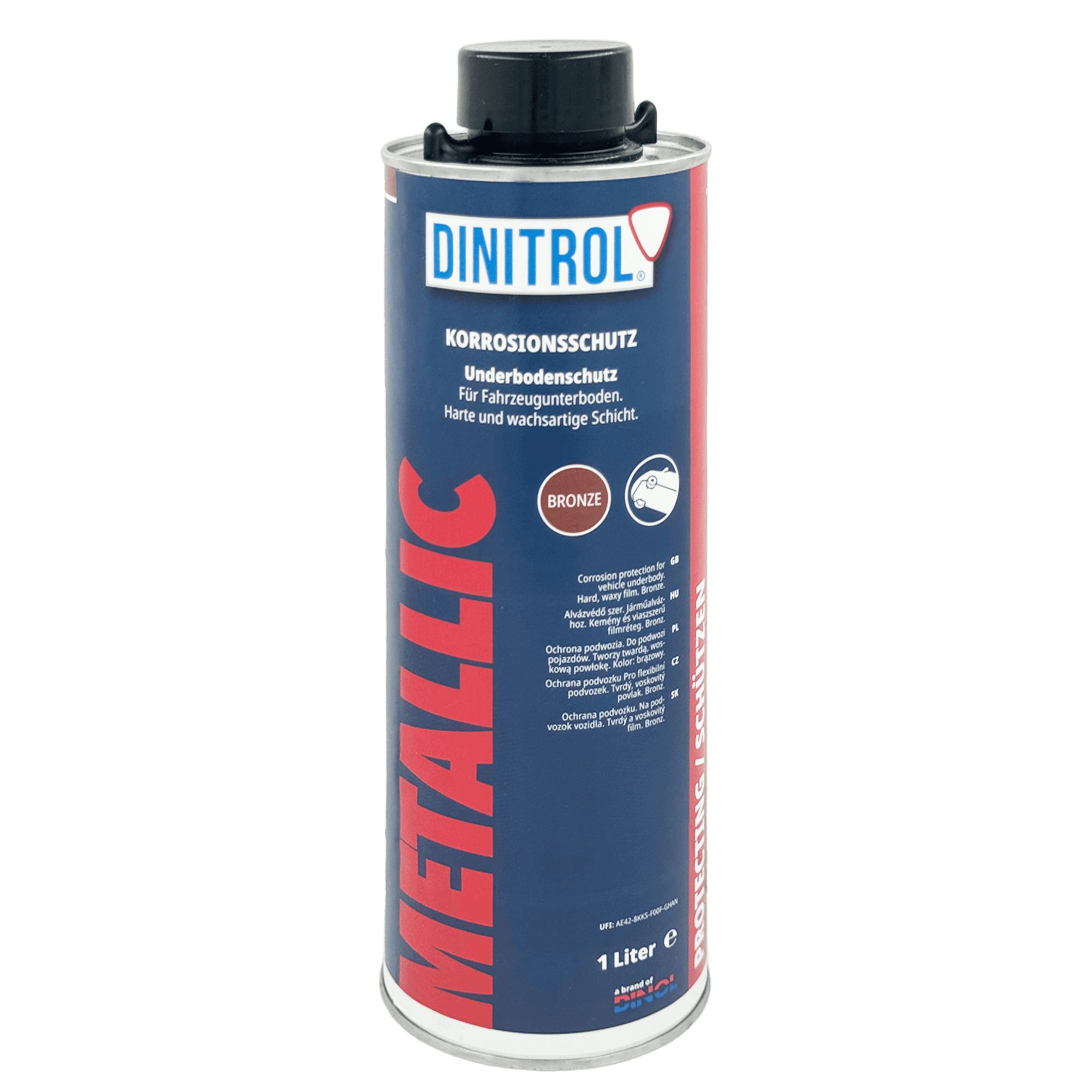 DINITROL Metallic Антикор для днища и арок 1л