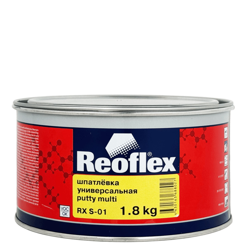 REOFLEX RX S-01 Putty Multi Шпатлёвка универсальная 1.8кг