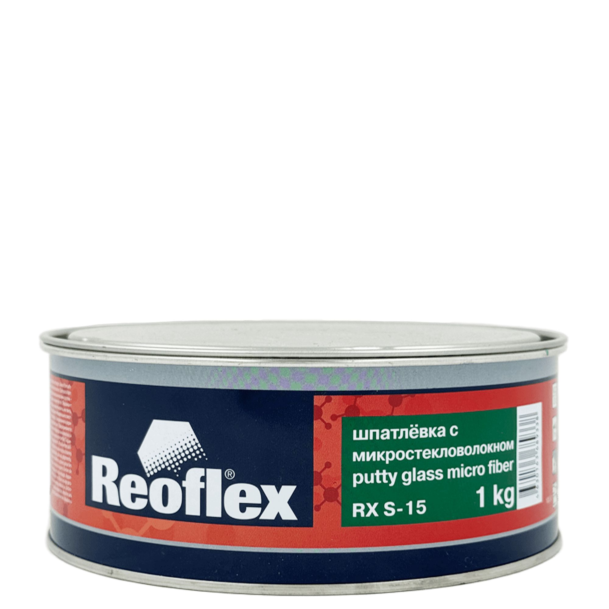 REOFLEX RX S-15 Putty Glass Micro Fiber Шпатлёвка с микростекловолокном 1кг превью #1