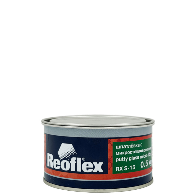 REOFLEX RX S-15 Putty Glass Micro Fiber Шпатлёвка с микростекловолокном 500г