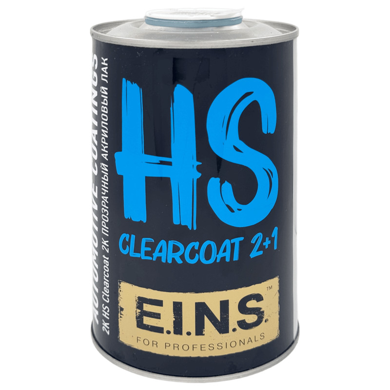 EINS 2К HS CLEARCOAT Акриловый лак 1л + 0,5 л