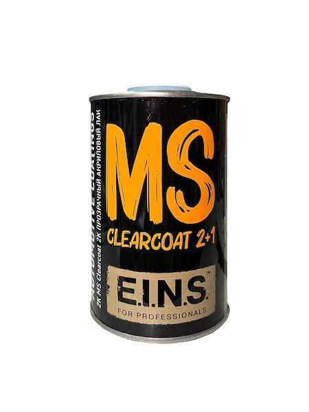 EINS 2К MS CLEARCOAT Акриловый лак 1л + 0,5 л превью #1