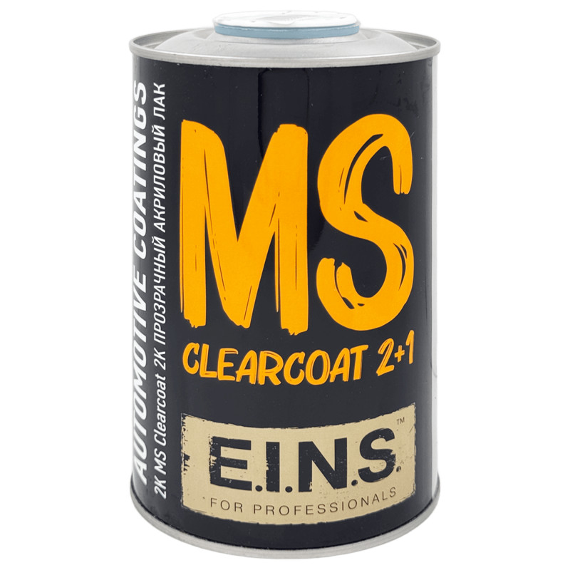 EINS 2К MS CLEARCOAT Акриловый лак 1л + 0,5 л