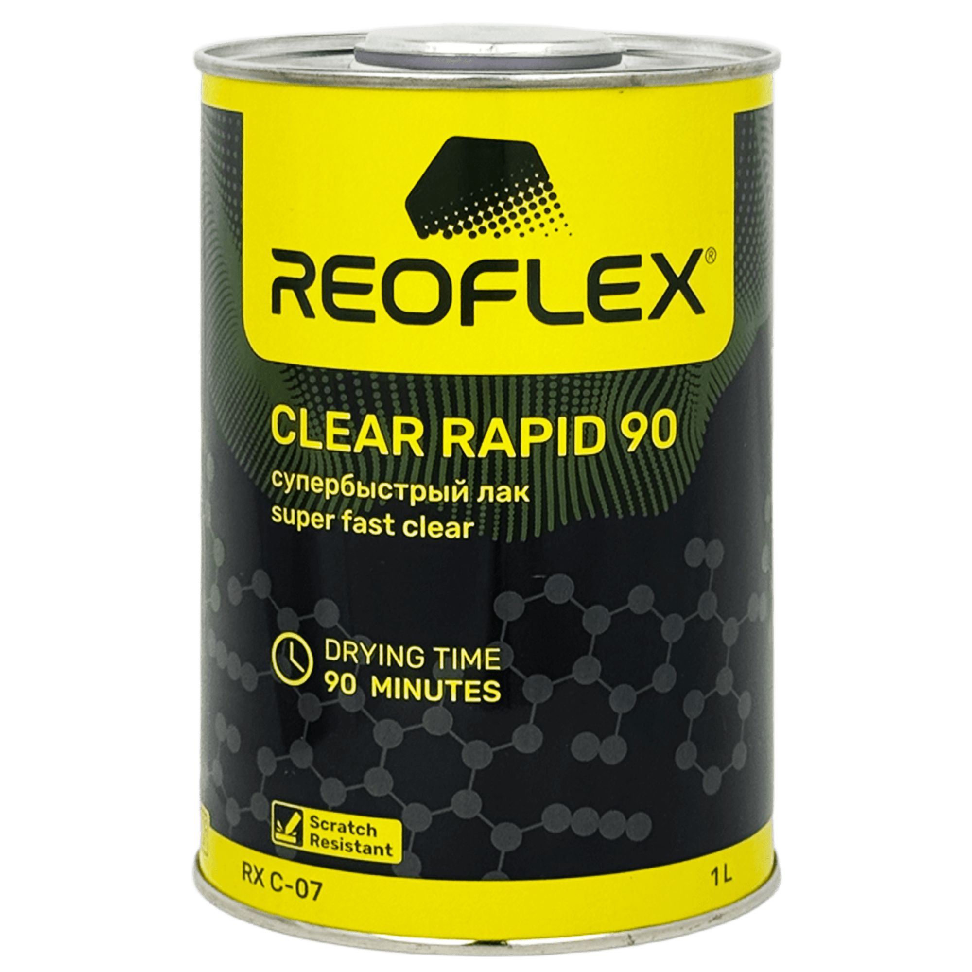 REOFLEX RX C-07 UHS Clear Rapid 90 Акриловый лак быстрый 1л + 0,5л (RX H-07) превью #1