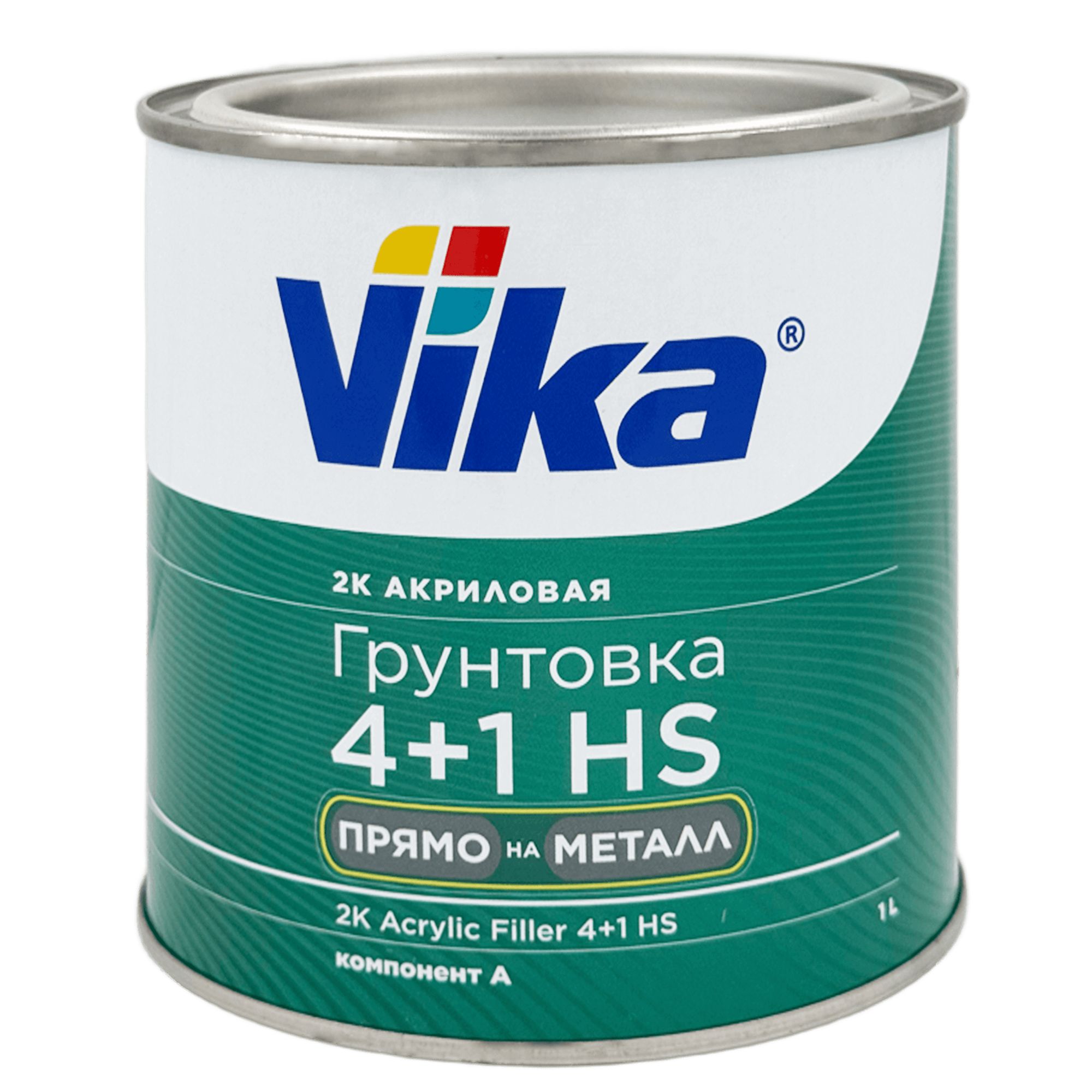 VIKA 2K ACRYLIC FILLER HS 4+1 Грунт-наполнитель "Прямо на металл" 1,2кг + 0,19кг