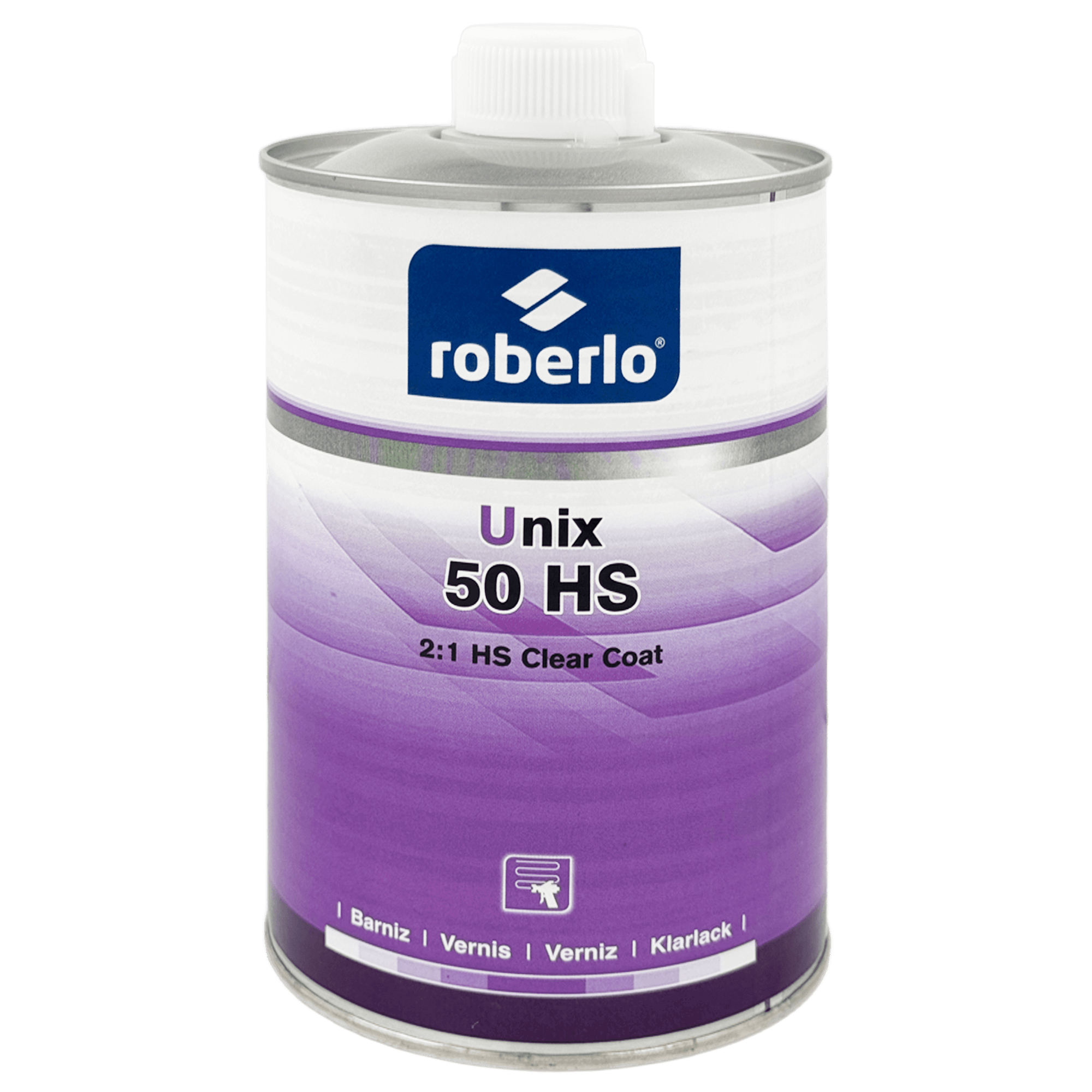 ROBERLO UNIX 50 HS Лак бесцветный 1л + 0,5л (G5005)