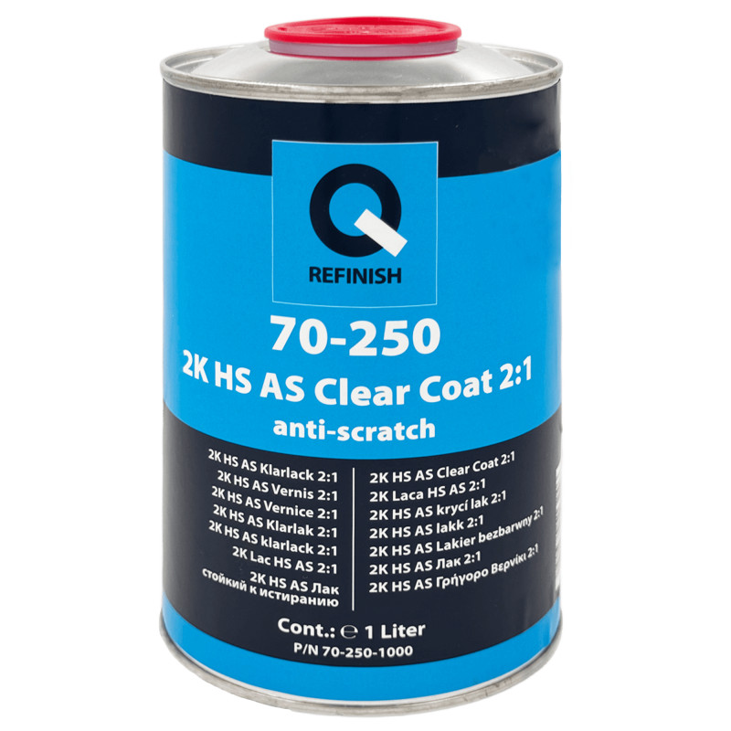 Q-REFINISH 70-250 2K HS AS Clear Coat Акриловый лак 1л + 0,5л (70-205HN-1)