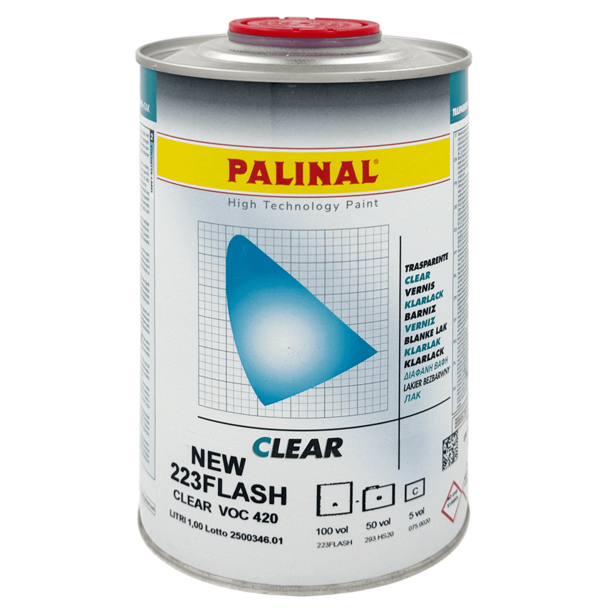 PALINAL 223FLASH 2K-UHS Лак акриловый 1л + 0,5л (293.HS20-M)