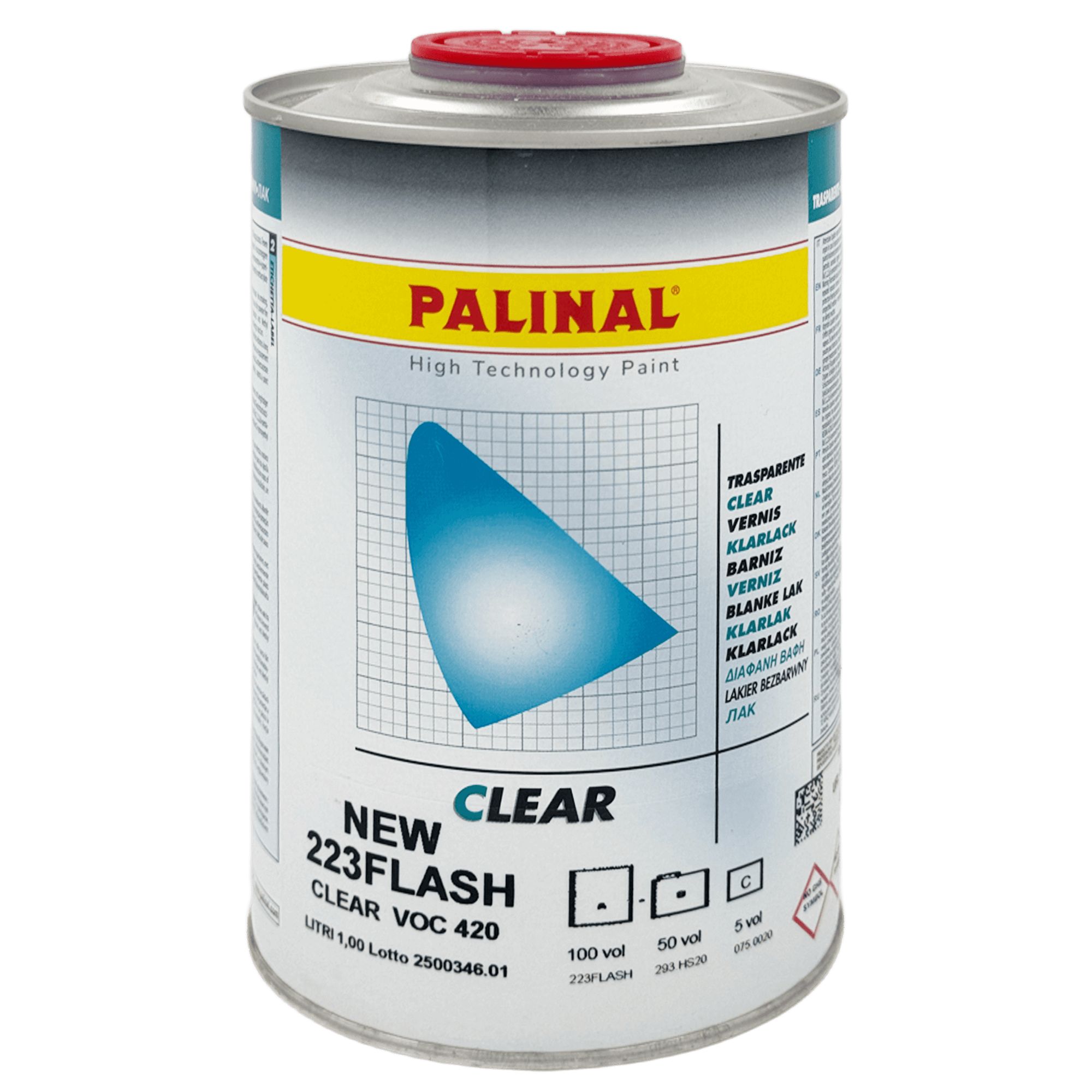 PALINAL 223FLASH 2K-UHS Лак акриловый 1л + 0,5л (293.HS20-M) превью #1