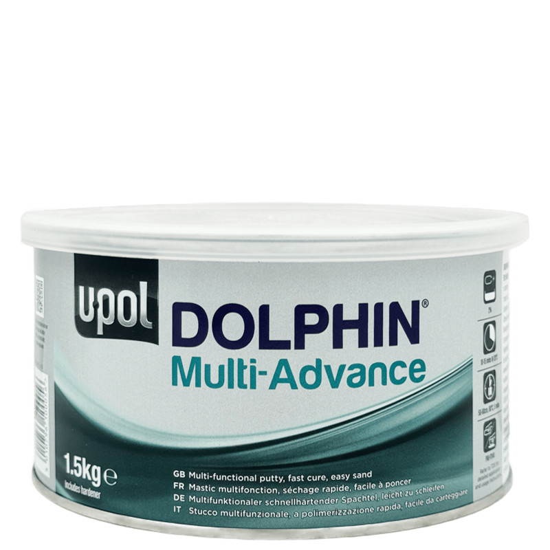 U-POL DOLPHIN MULTI-ADVANCE Шпатлевка быстросохнущая легкошлифуемая 1,5кг