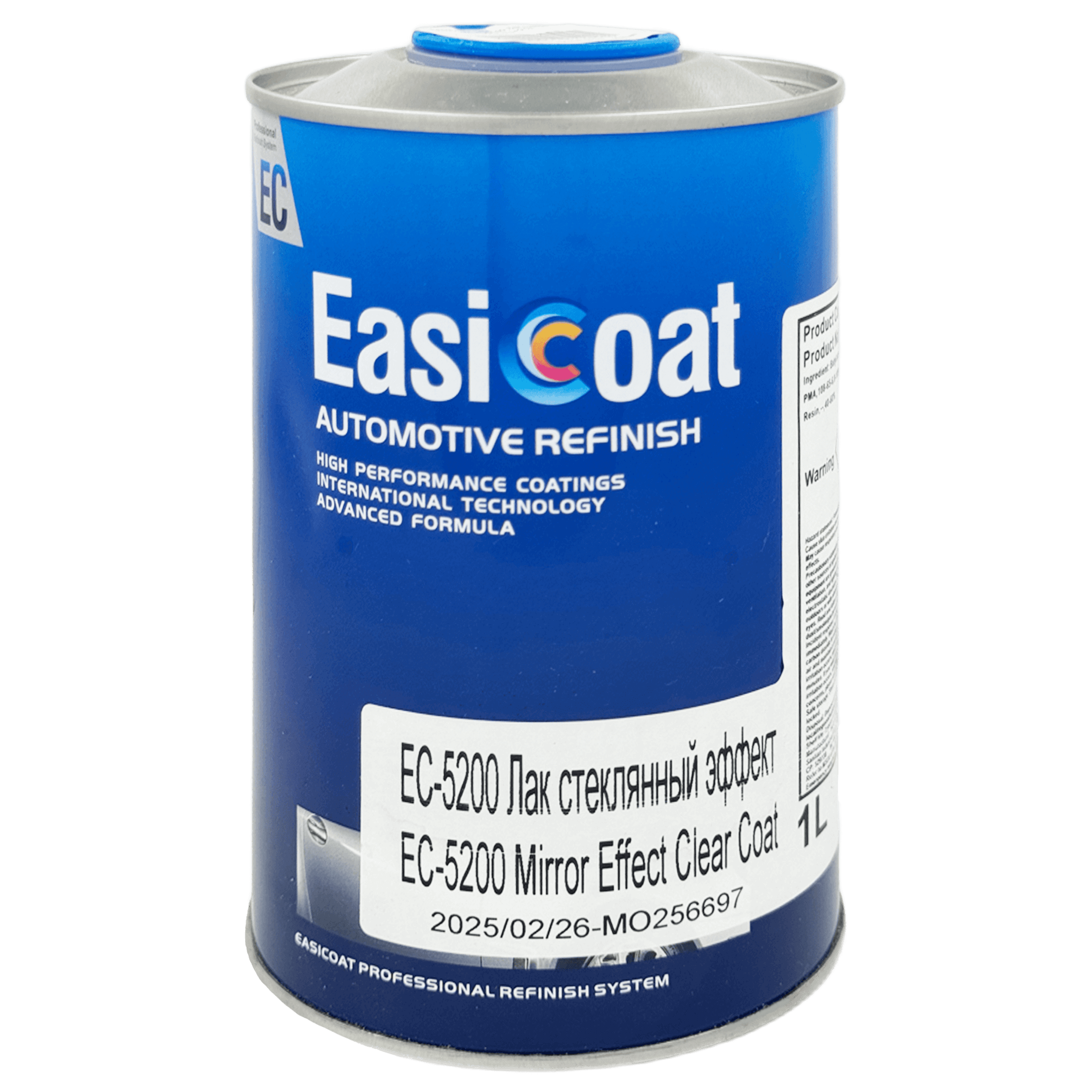 EASICOAT EC-5200 Mirror Effect Clear Coat Лак стеклянный эффект 1л + 0.5л (EC-5672 отвердитель)