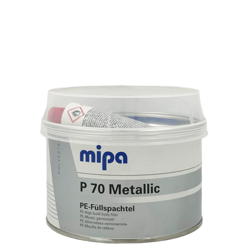 MIPA P70 Metallic PE-Fullspachtel Шпатлевка с алюминиевым наполнителем 1кг