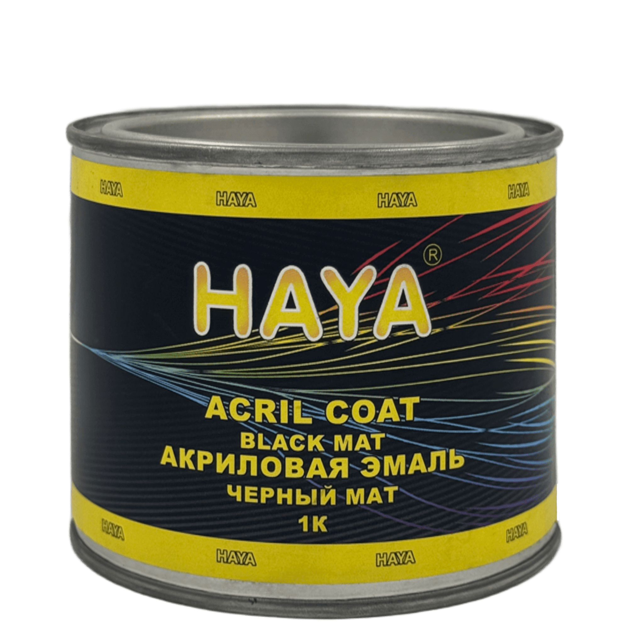 HAYA 1K Краска чёрный мат 0,4л