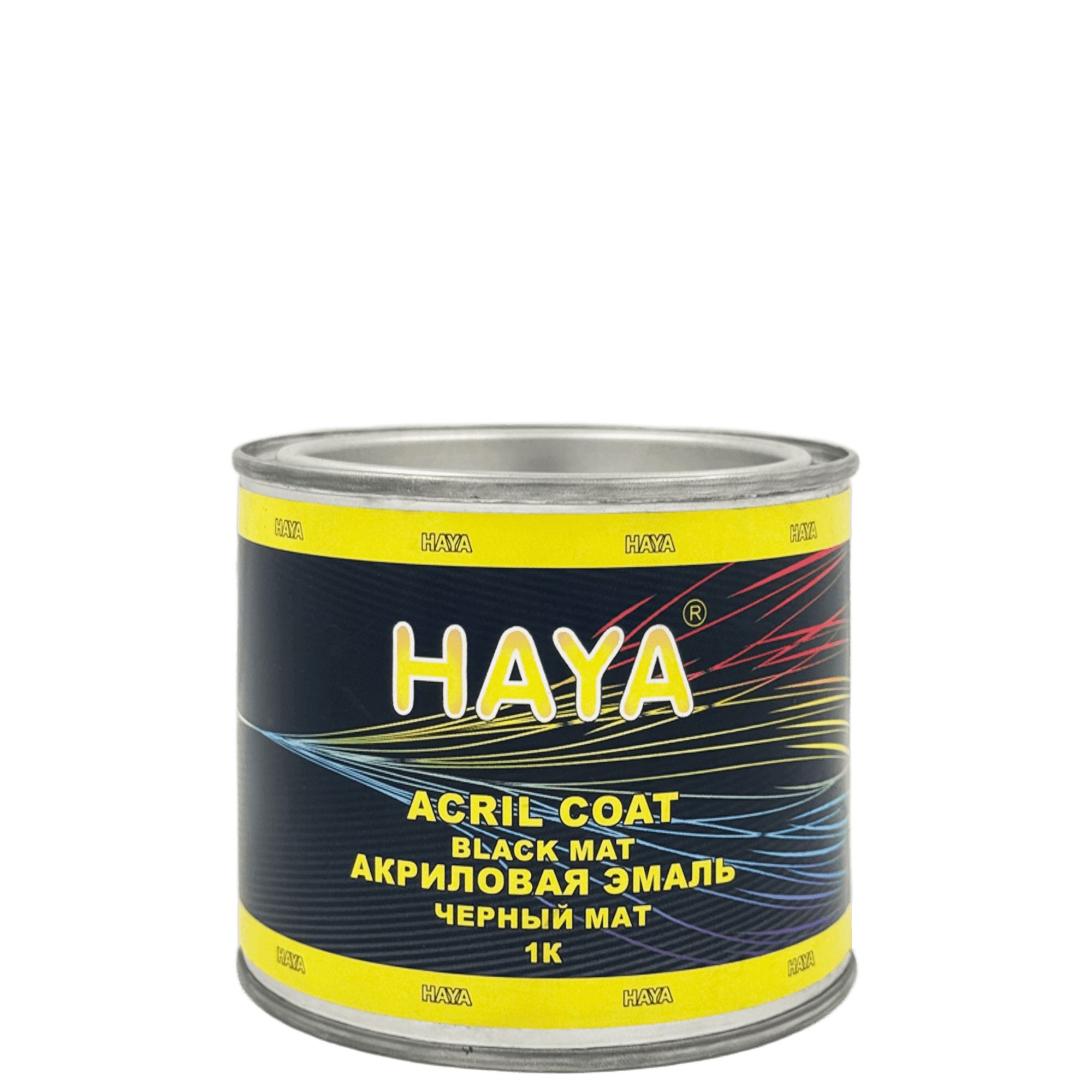 HAYA 1K Краска чёрный мат 0,4л