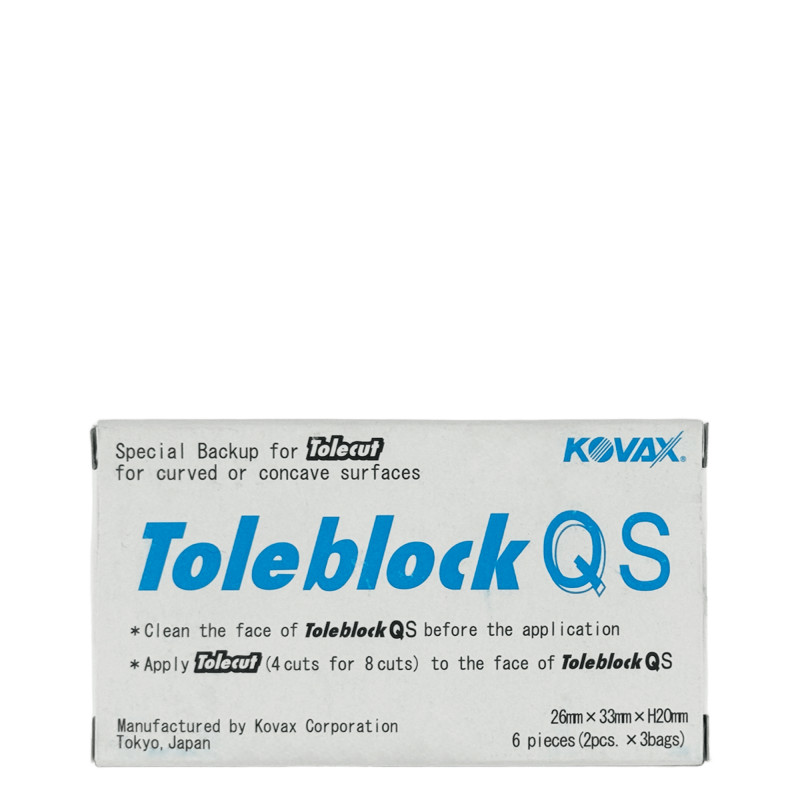 KOVAX 9710056 Tolecut Шлифблок закруглённый под клейкий лист 33*28mm