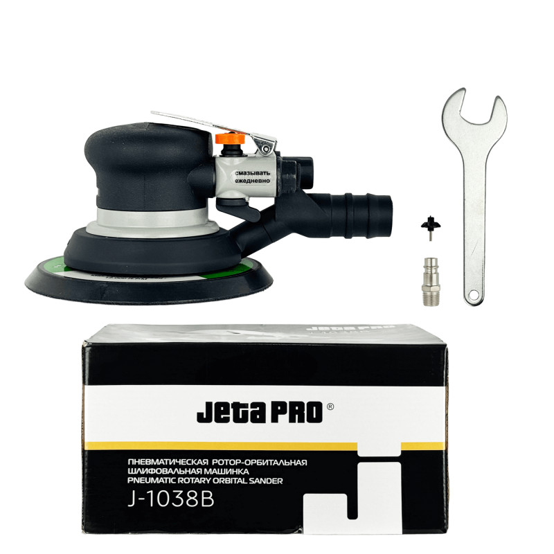 JETA PRO J-1038B Пневматическая вращательно-орбитальная шлифовальная машинка