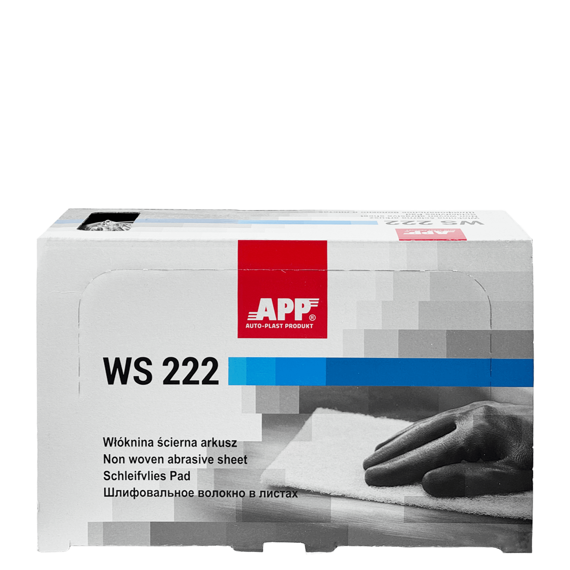 APP WS222 Шлифовальное волокно в листах 150х230мм