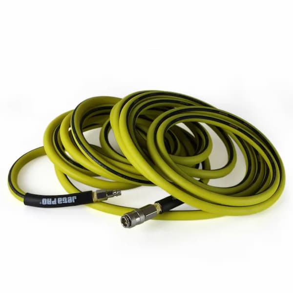 JETA PRO 5887010 Гибкий жёлтый антистатичекий шланг для подачи сжатого воздуха с быстросъемами 10м превью #3