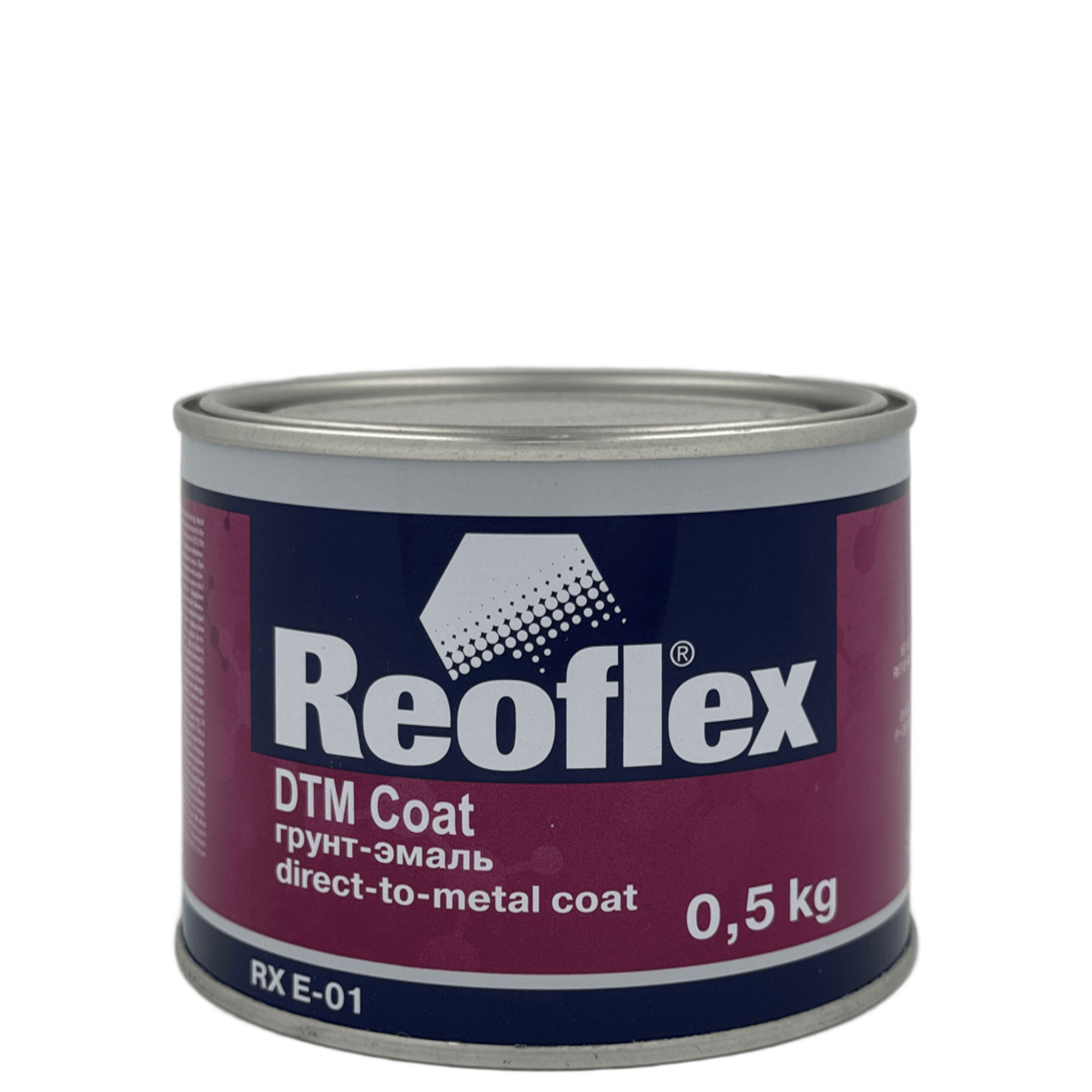 REOFLEX RX E-01 DTM Сoat Грунт-эмаль черная матовая 0,5кг