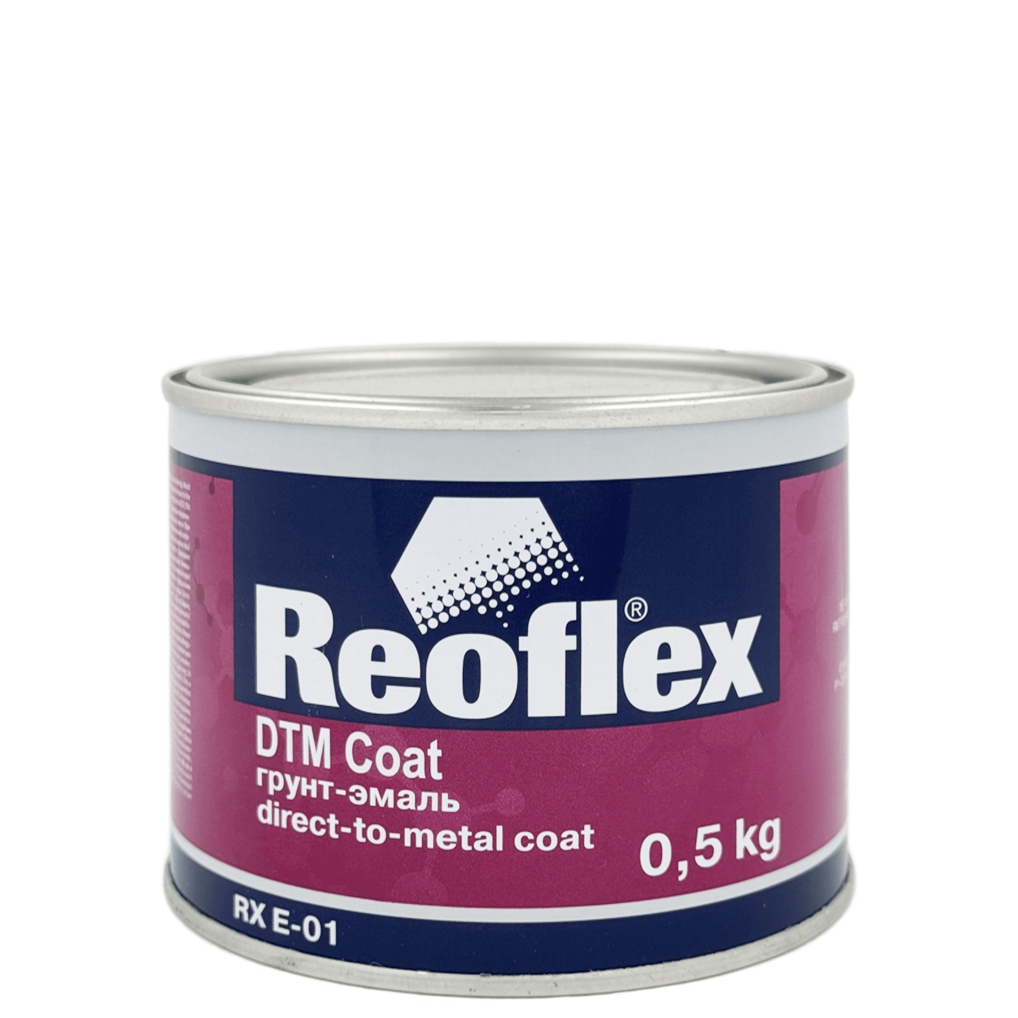 REOFLEX RX E-01 DTM Сoat Грунт-эмаль черная матовая 0,5кг