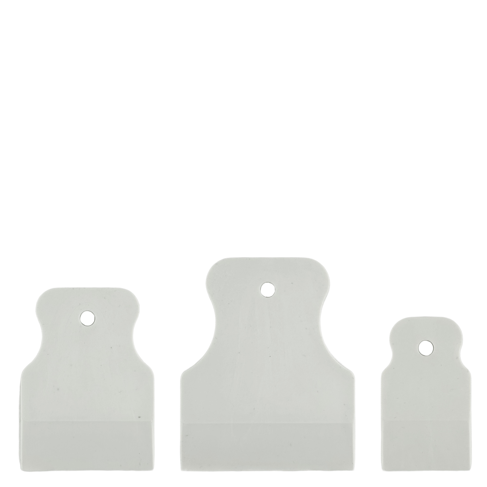 BLUECAR Резиновые шпателя комплект белые (3шт) превью #2