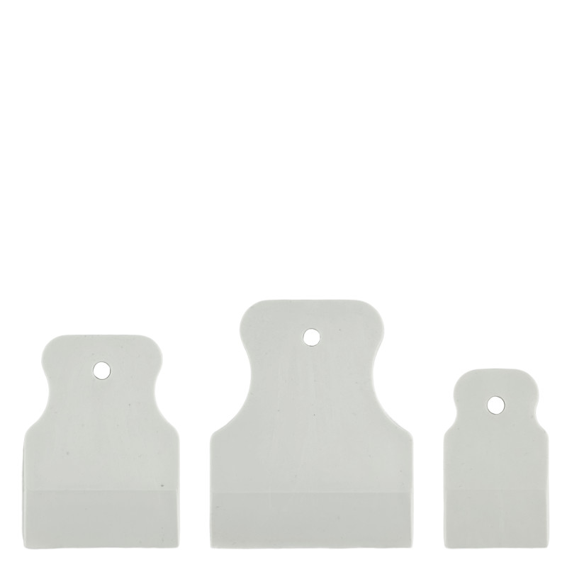 BLUECAR Резиновые шпателя комплект белые (3шт)