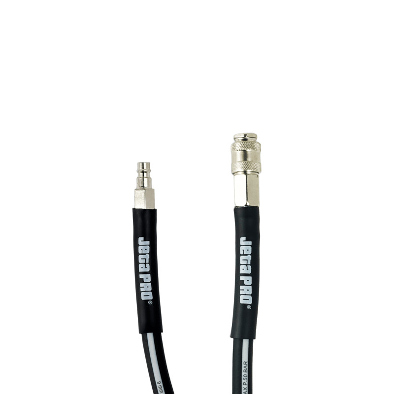 JETA PRO 5886015 Гибкий чёрный антистатичекий шланг для подачи сжатого воздуха с быстросъемами 15м