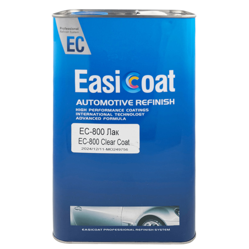 EASICOAT EC-800 Clear Coat Акриловый лак 5л + 2.5л (EC-802 отвердитель)