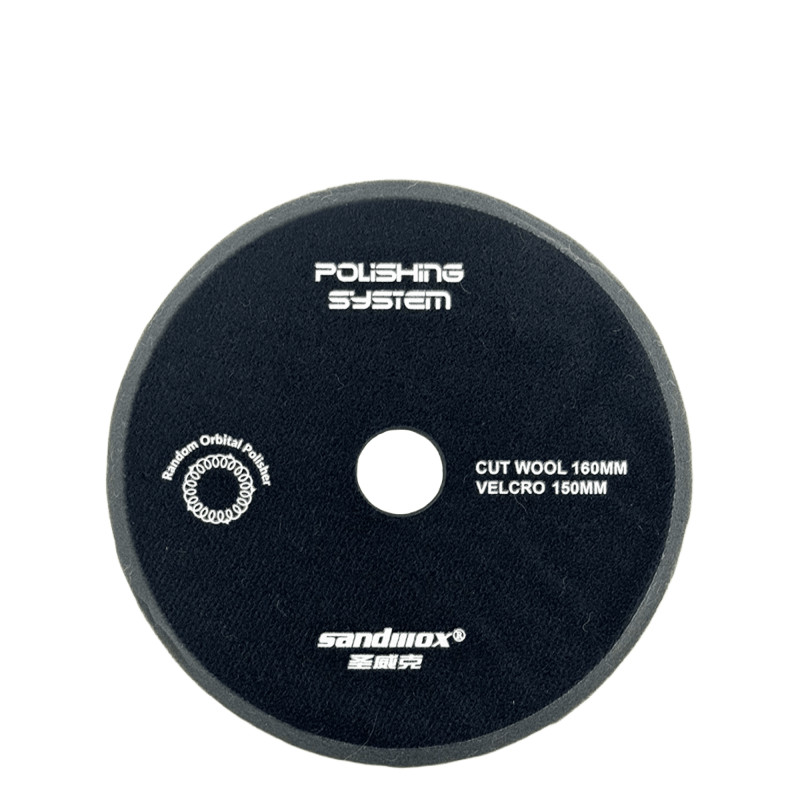 SANDWOX 815.08.150.W Меховой полировальный круг, белый 150мм