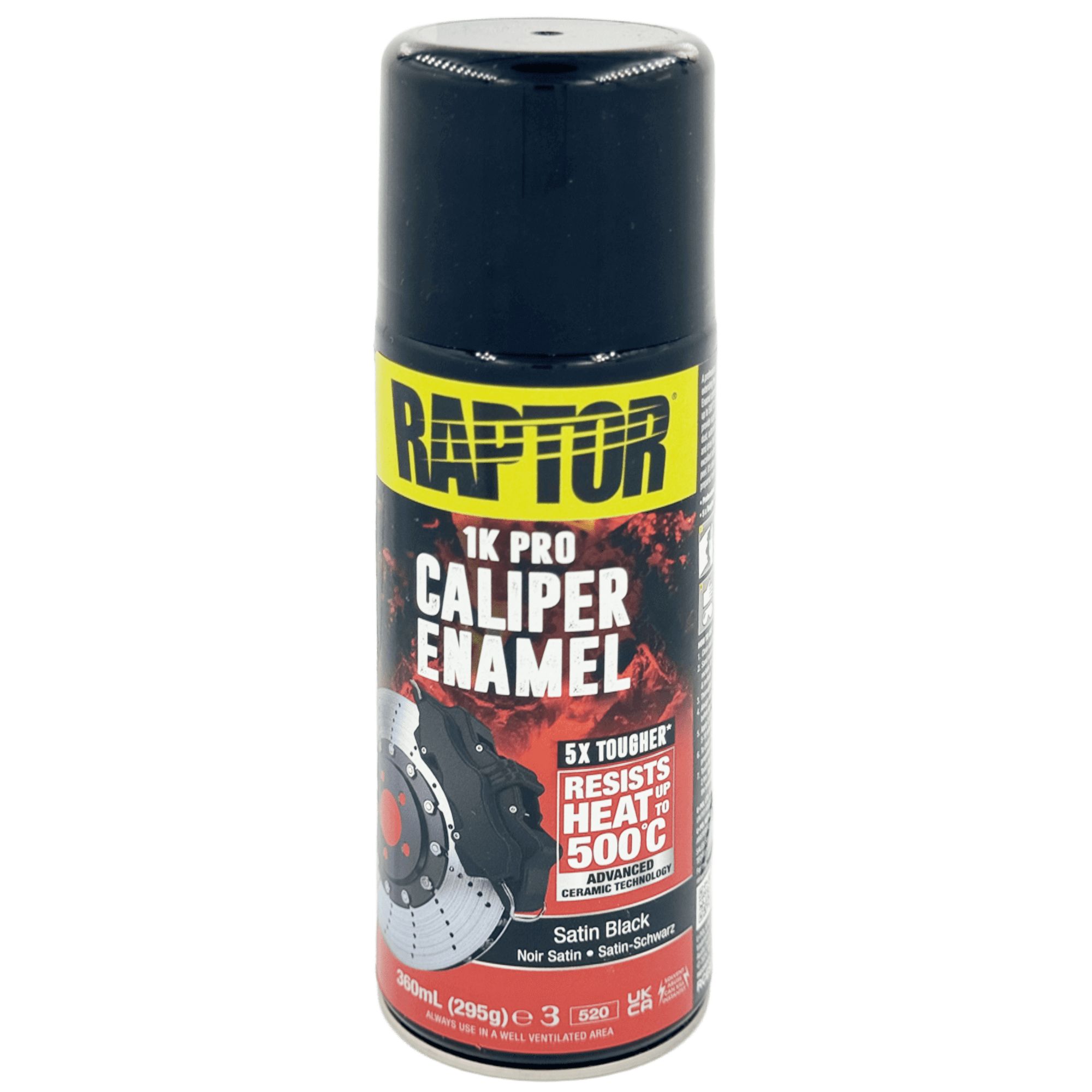 U-POL RAPTOR 1K CALIPER ENAMEL Краска для суппортов аэрозоль 295г превью #2