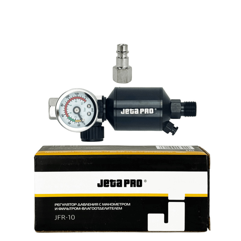 JETA PRO JFR10 Регулятор давления с манометром и фильтром-влагоотделителем