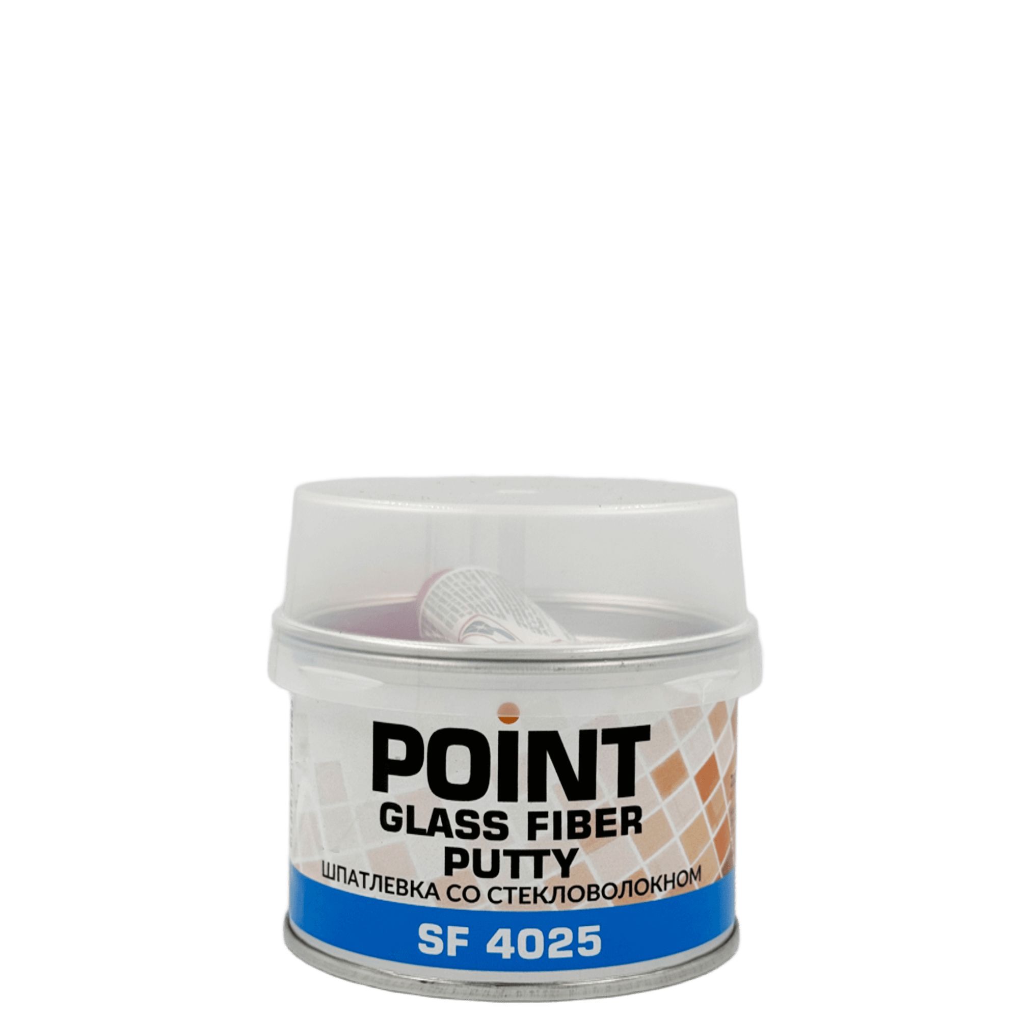 POINT SF4025 GLASS FIBER PUTTY Шпатлёвка со стекловолокном 0.2кг