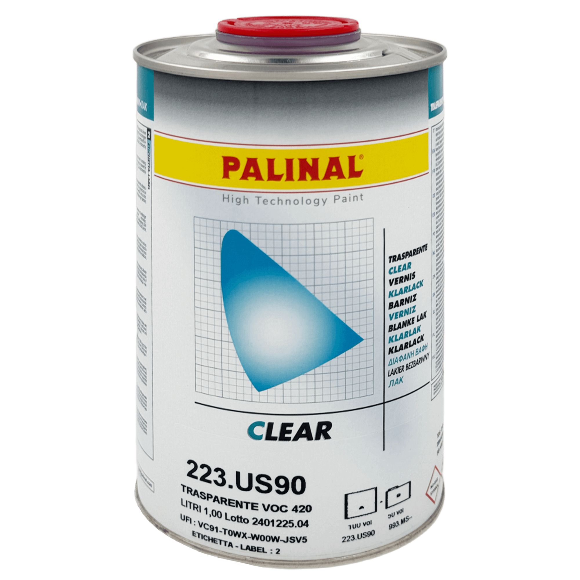 PALINAL US90 2K-UHS Лак акриловый 1л + 0,5л (993.MS-М) превью #1