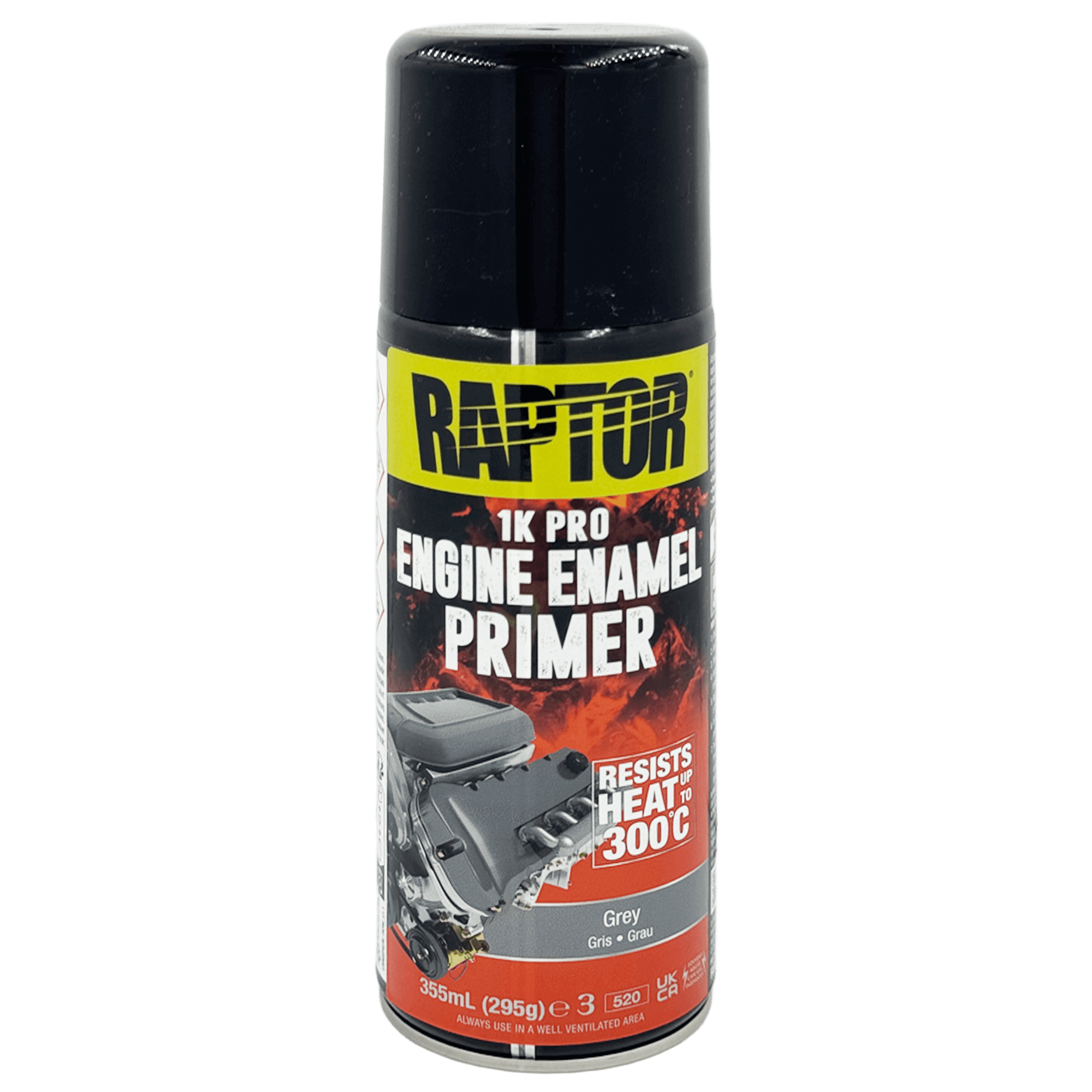 U-POL RAPTOR 1K ENGINE ENAMEL PRIMER Грунт для двигателя 295г
