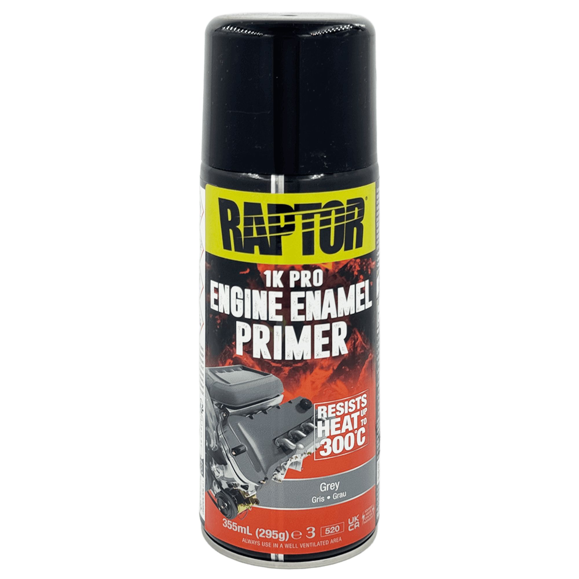 U-POL RAPTOR 1K ENGINE ENAMEL PRIMER Грунт для двигателя 295г