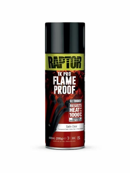 U-POL RAPTOR 1K FLAME PROOF Лак огнестойкий 295г